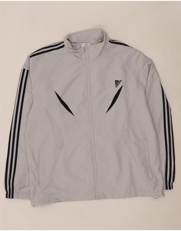 Giacca antipioggia ADIDAS da uomo Clima 365 UK 42 XL Poliestere color block grigio