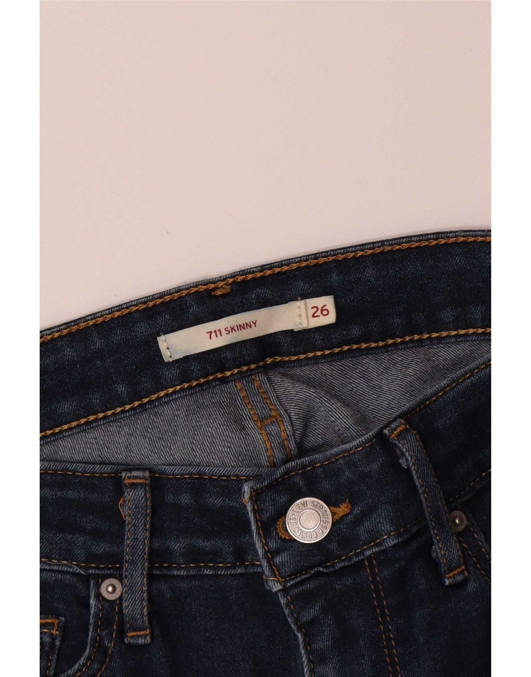 Jeans skinny Levi's 711 da donna W26 L27 Blu navy