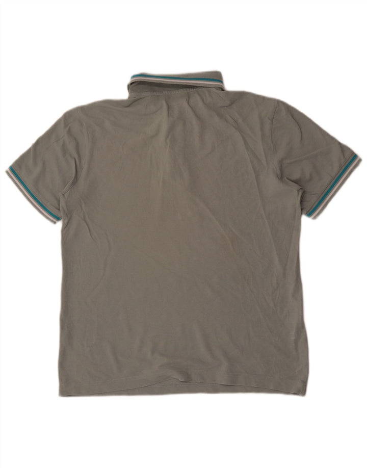 Polo Kappa Uomo Large in Cotone Grigio