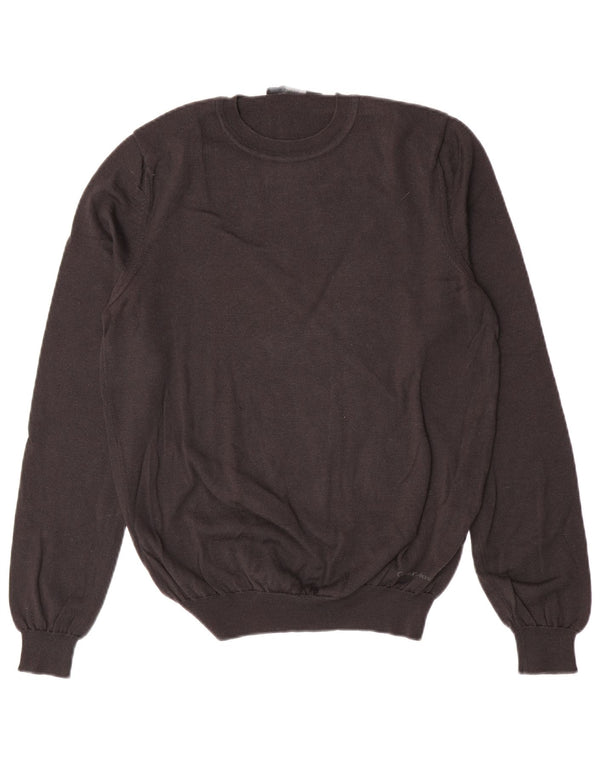 Maglione maglione girocollo da donna Calvin Klein Jeans UK 14 grande grigio