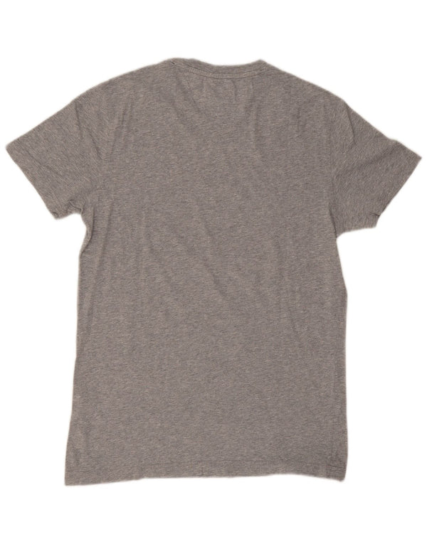 T-shirt da uomo Tommy Hilfiger Top piccola in cotone grigio