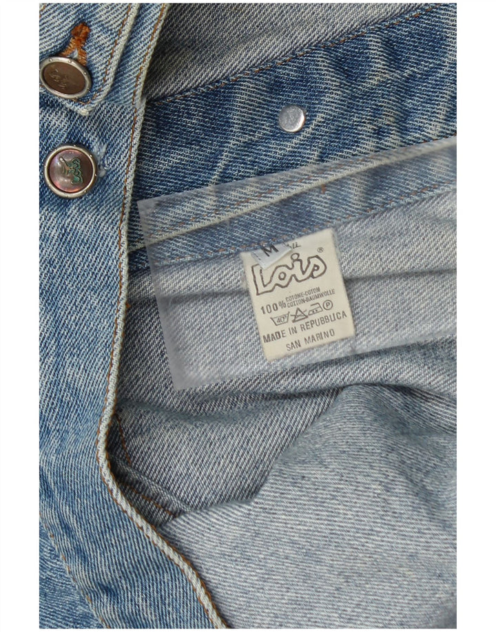 Gilet in denim da uomo Lois UK 38 cotone blu medio