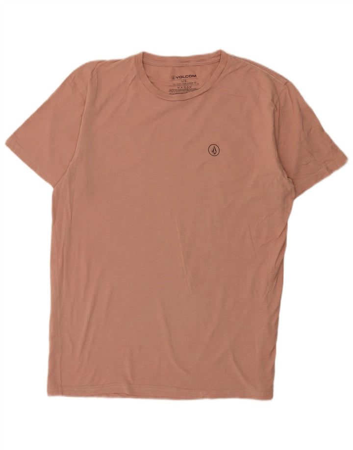 T-shirt da uomo Volcom Top grande in cotone rosa