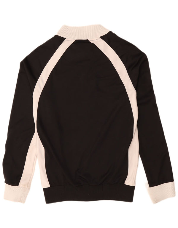 Giacca da ginnastica da uomo Fila Small in poliestere color block nero