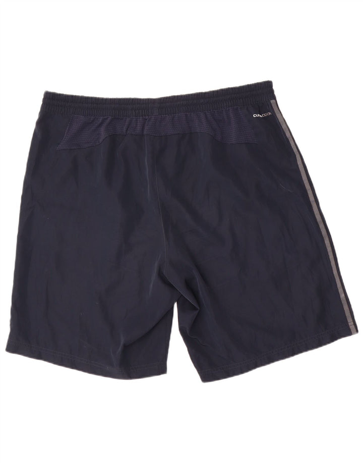 Pantaloncini sportivi Adidas Climacool da uomo XL in poliestere blu navy