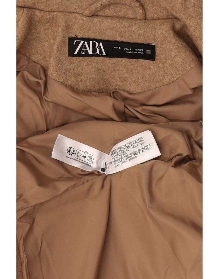 Giubbotto bomber da donna Zara UK 10 piccolo poliestere marrone