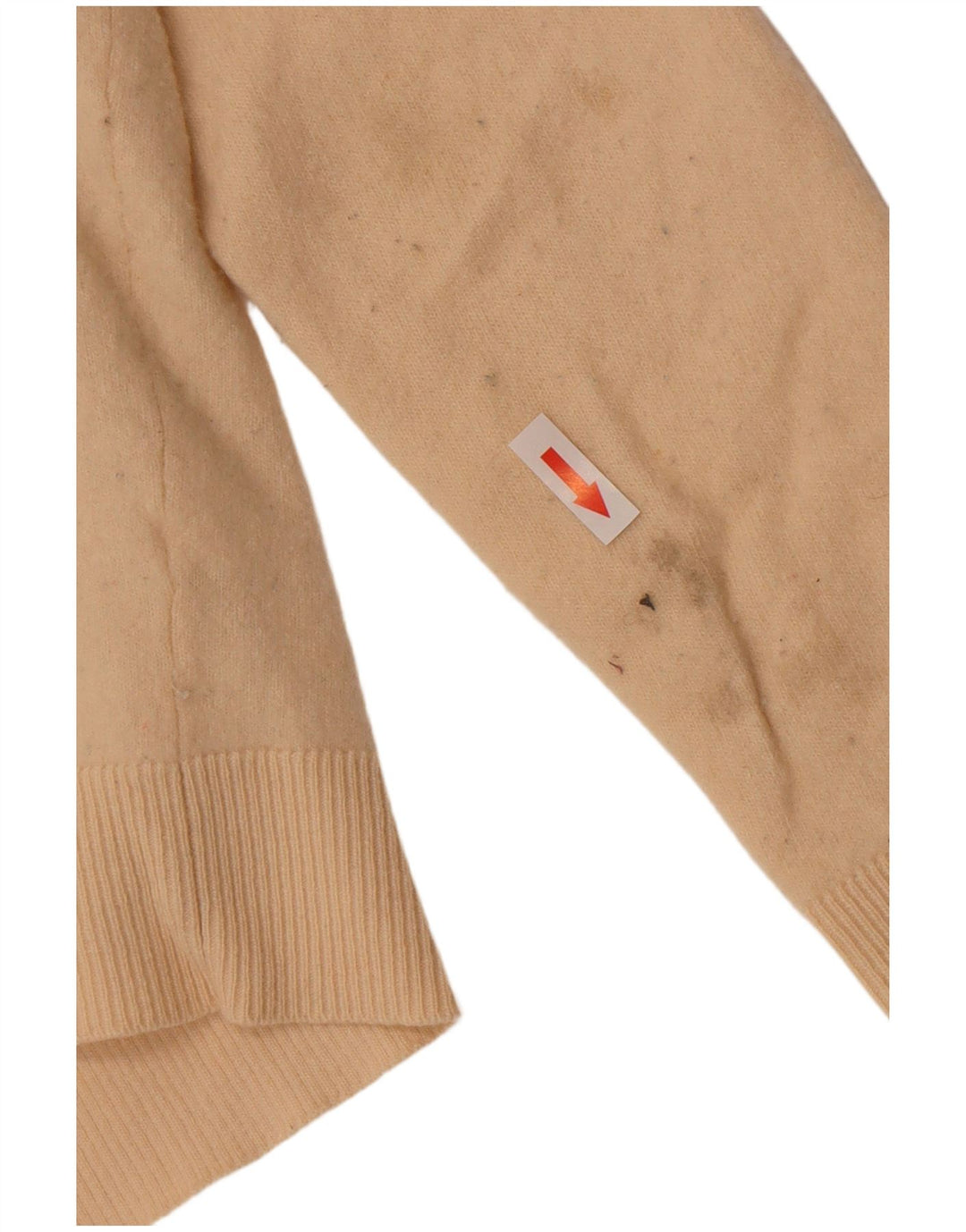Maglione cardigan corto da donna Reiss UK 12 medio lana bianco sporco