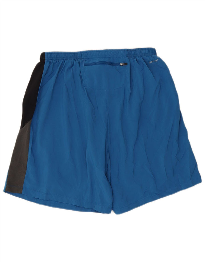 Pantaloncini sportivi Nike da ragazzo 13-14 anni XL Blu Colourblock Poliestere