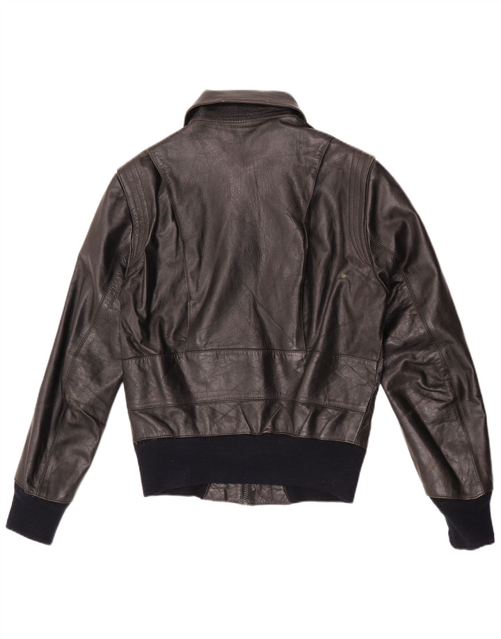 Giubbotto bomber vintage da uomo UK 34 XS nero