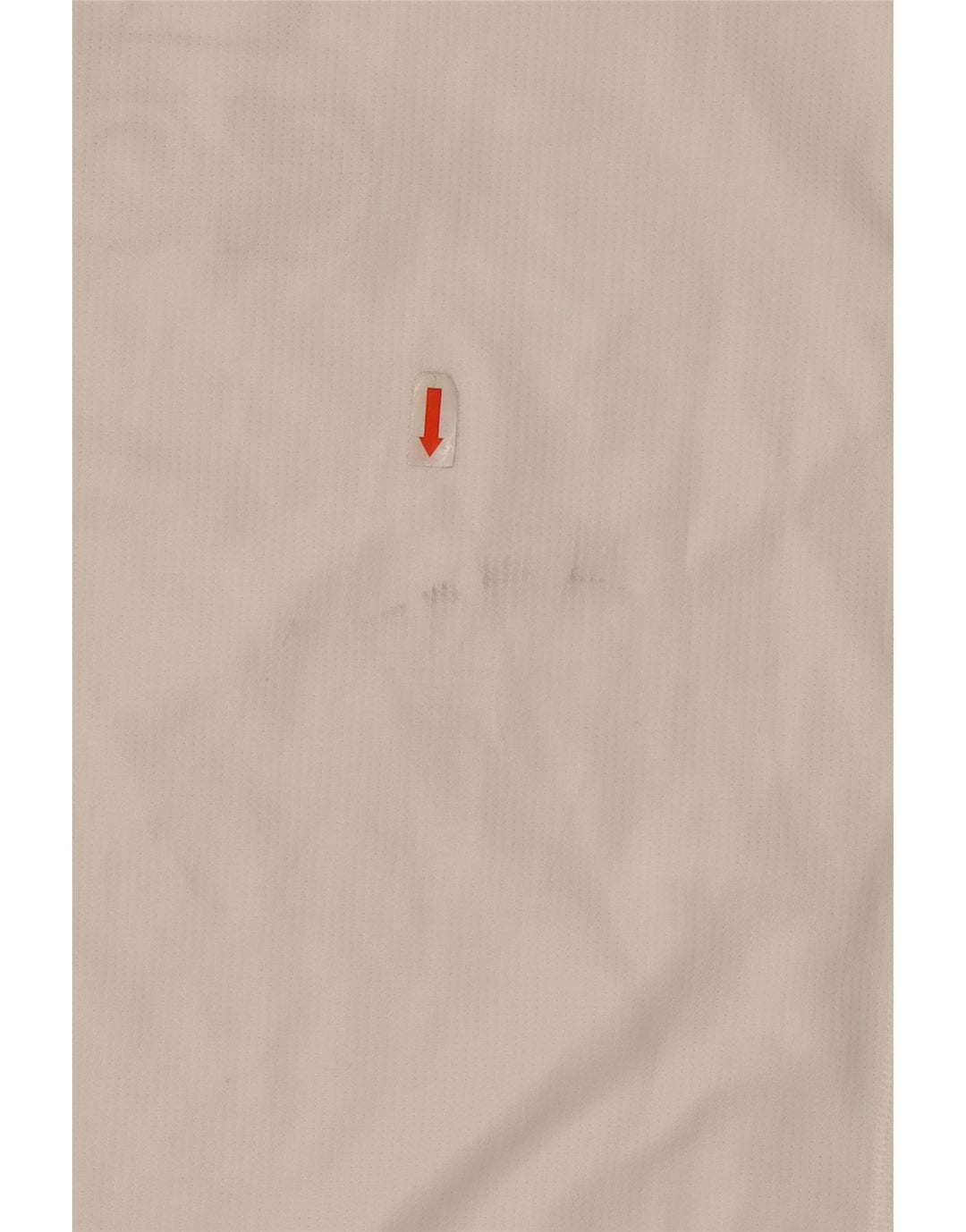 T-shirt grafica da corsa da uomo Adidas Top in poliestere bianco medio