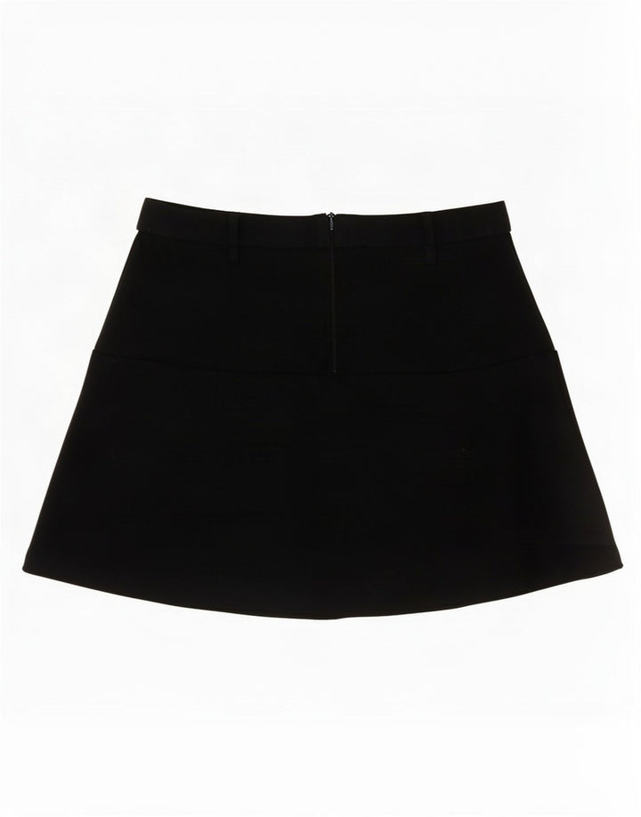 Gonna mini cargo da donna Zara media W28 poliestere nero