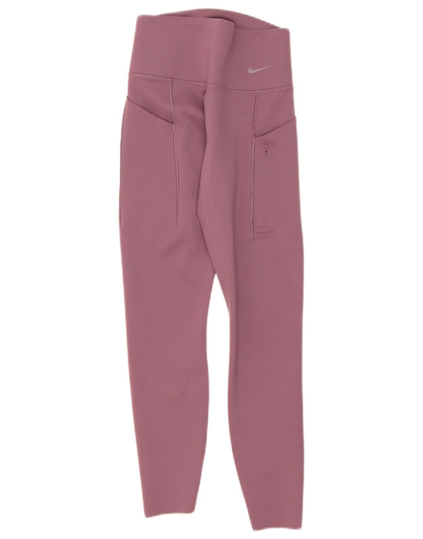 Leggings Nike Dri Fit da donna UK 8 piccoli in nylon rosa