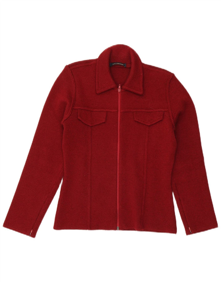Maglione cardigan da donna Heldmann EU 36 piccolo in lana bordeaux