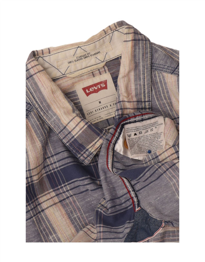 Camicia Levi's Uomo in cotone a quadri blu medio