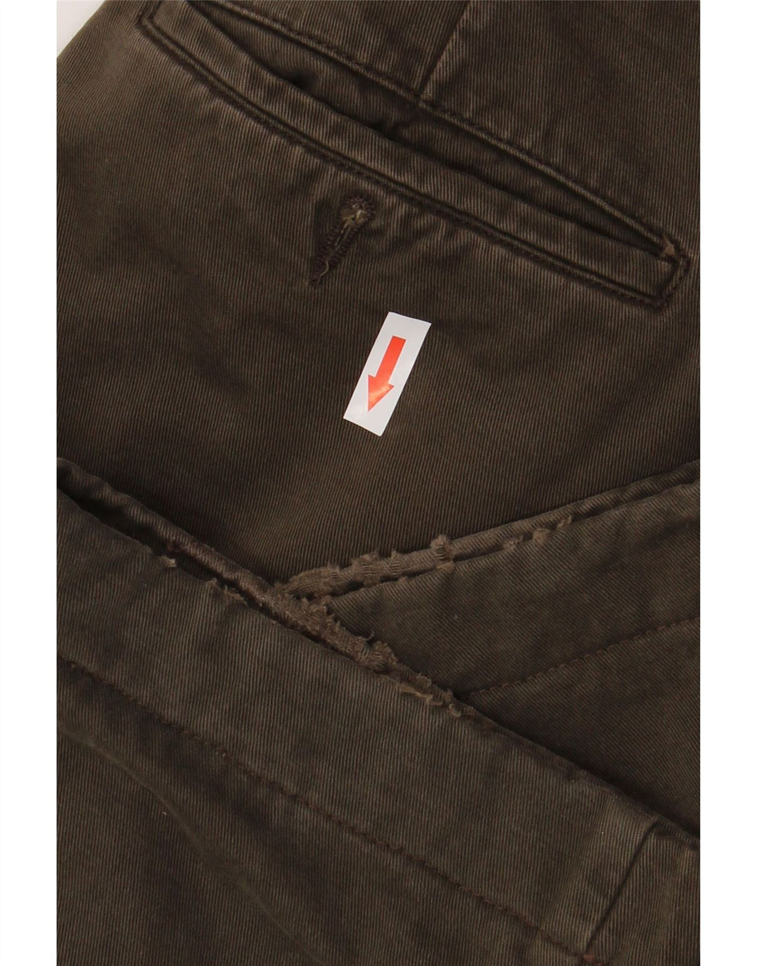 Pantaloni Chino Pegged Uomo Burberry IT 50 Medio W32 L29 Cotone Marrone