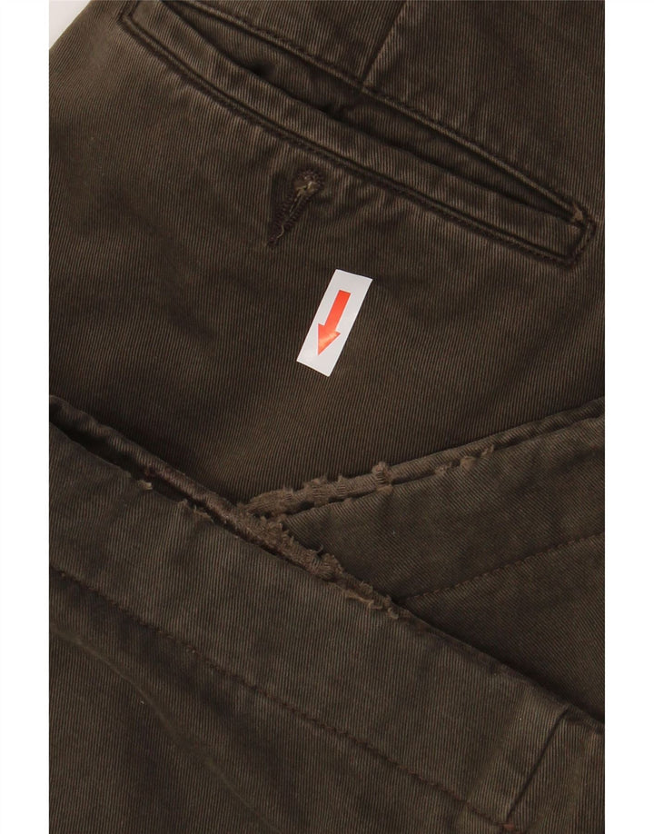 Pantaloni Chino Pegged Uomo Burberry IT 50 Medio W32 L29 Cotone Marrone