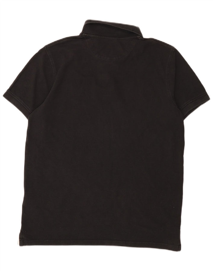 Polo da uomo Timberland grande in cotone nero