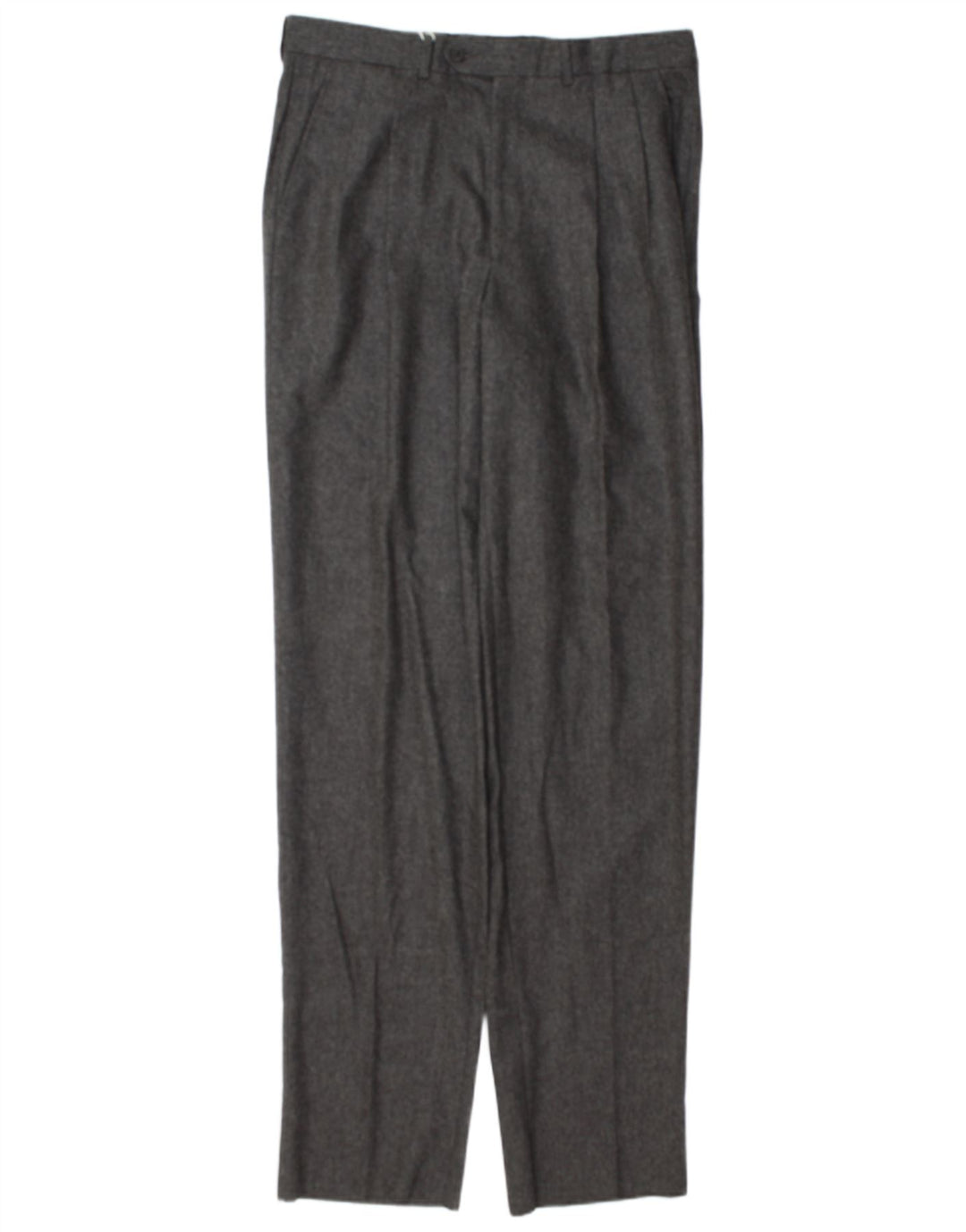 Pantaloni da completo da uomo Basile IT 48 Medium W32 L37 Lana grigia