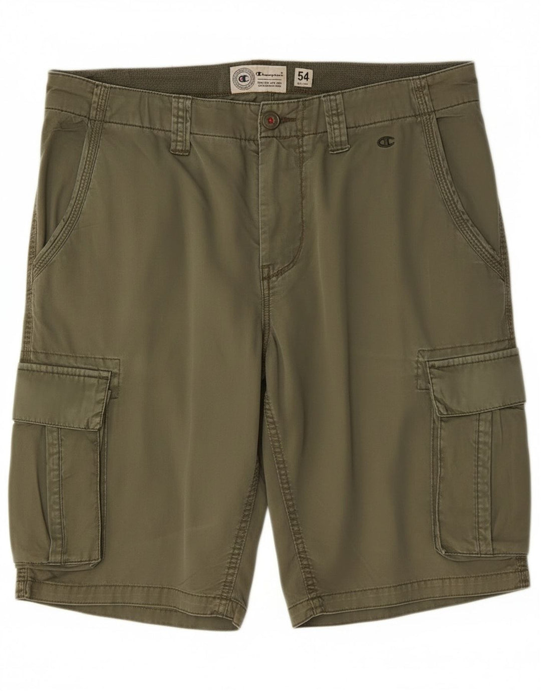 Pantaloncini cargo da uomo Champion IT 54 2XL W38 cotone kaki