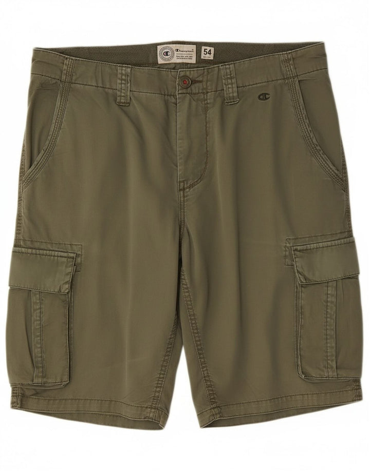 Pantaloncini cargo da uomo Champion IT 54 2XL W38 cotone kaki