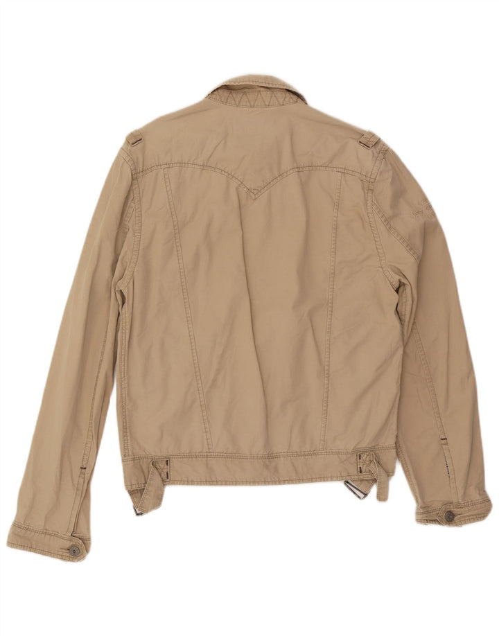 Giacca militare da uomo Levi's UK 40 Large Beige Cotton