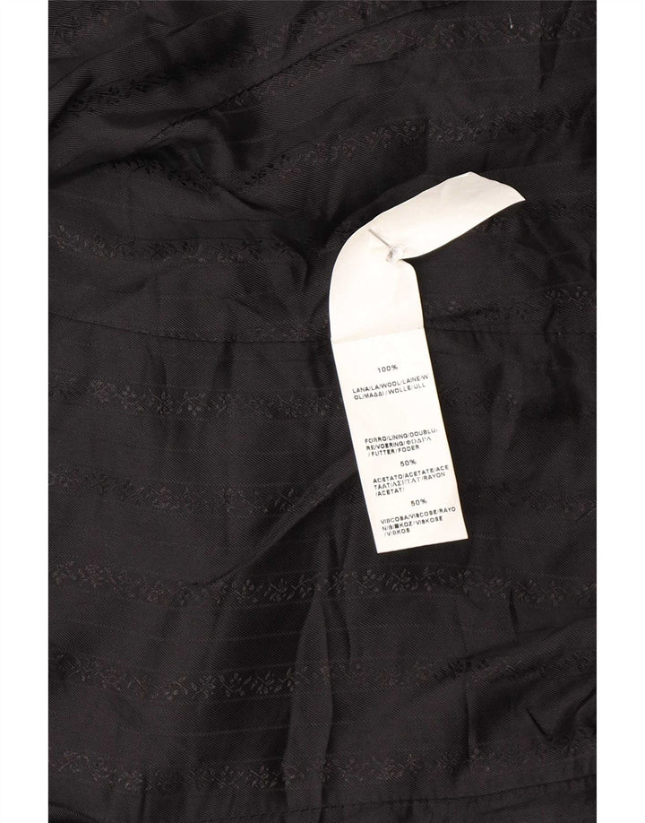 Giacca blazer da donna a 2 bottoni Massimo Dutti EU 38 piccolo gessato nero