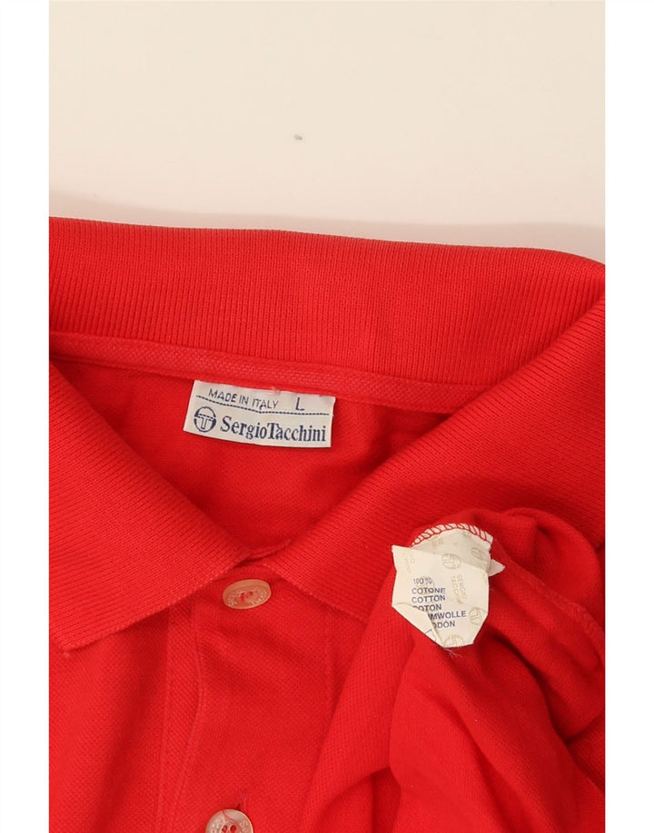 Polo Uomo Sergio Tacchini Grande Rossa In Cotone