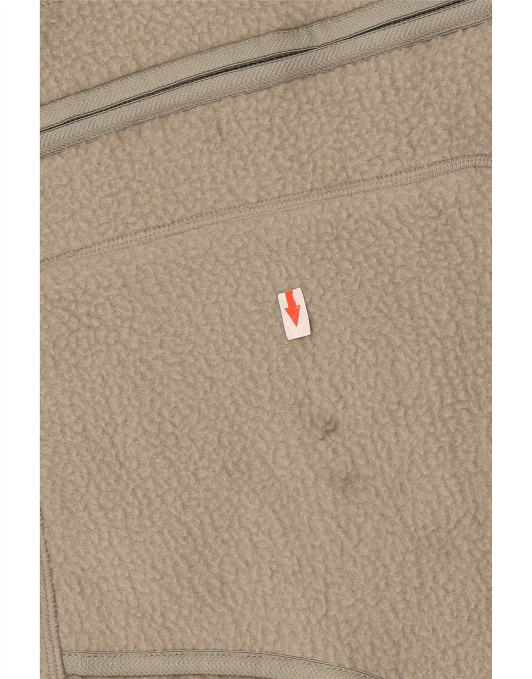 Giacca in pile da donna Marks & Spencer UK 14 poliestere kaki medio