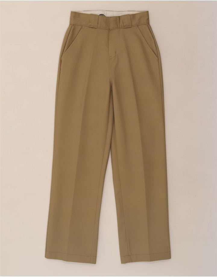 Pantaloni chino dritti da donna Dickies W24 L26 poliestere beige
