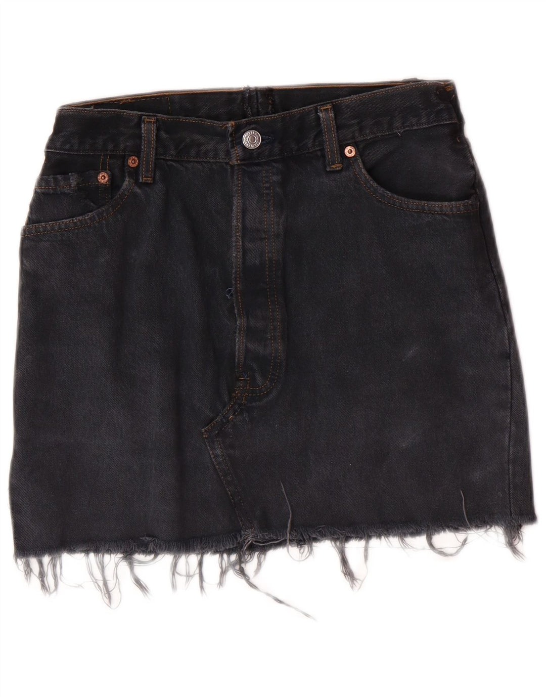 Gonna di jeans da donna LEVI'S W28 Grigio medio