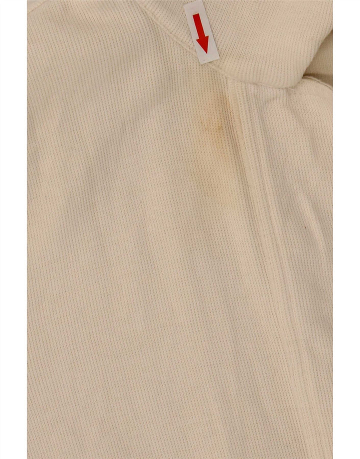 Maglione cardigan aperto da donna Ralph Lauren UK 14 Beige medio