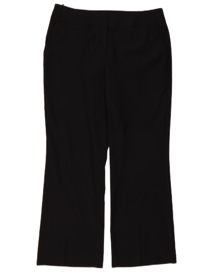 Pantaloni casual Bootcut da donna Marks & Spencer UK 16 Large W36 L30 Neri