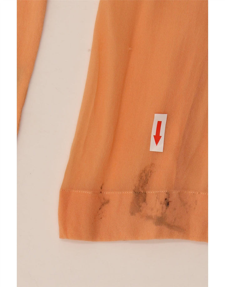 Camicetta trasparente da donna Massimo Dutti EU 40 Arancione medio