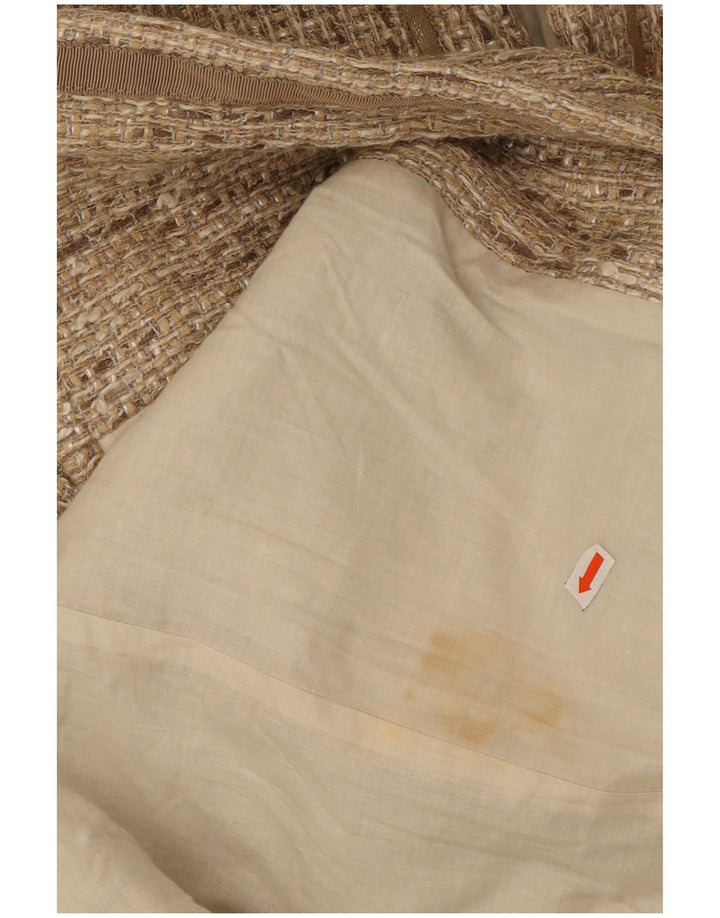 Cappotto da donna Hugo Boss UK 14 Cotone beige medio