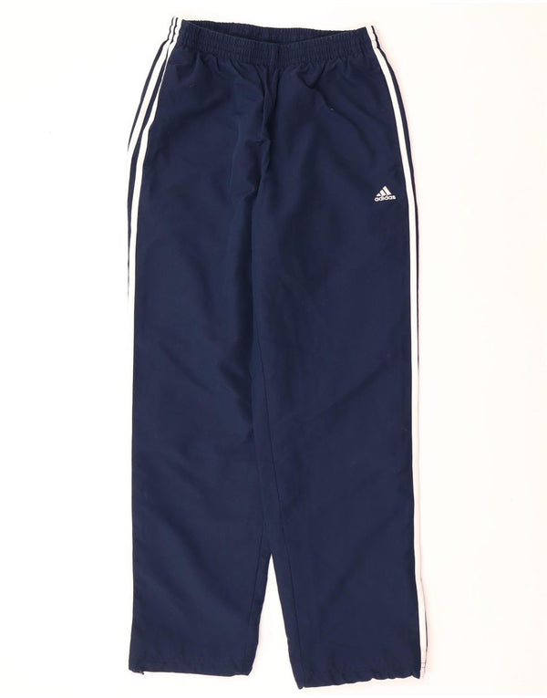 ADIDAS Mens Climalite Tracksuit Trousers Medium  Navy Blue Polyester
