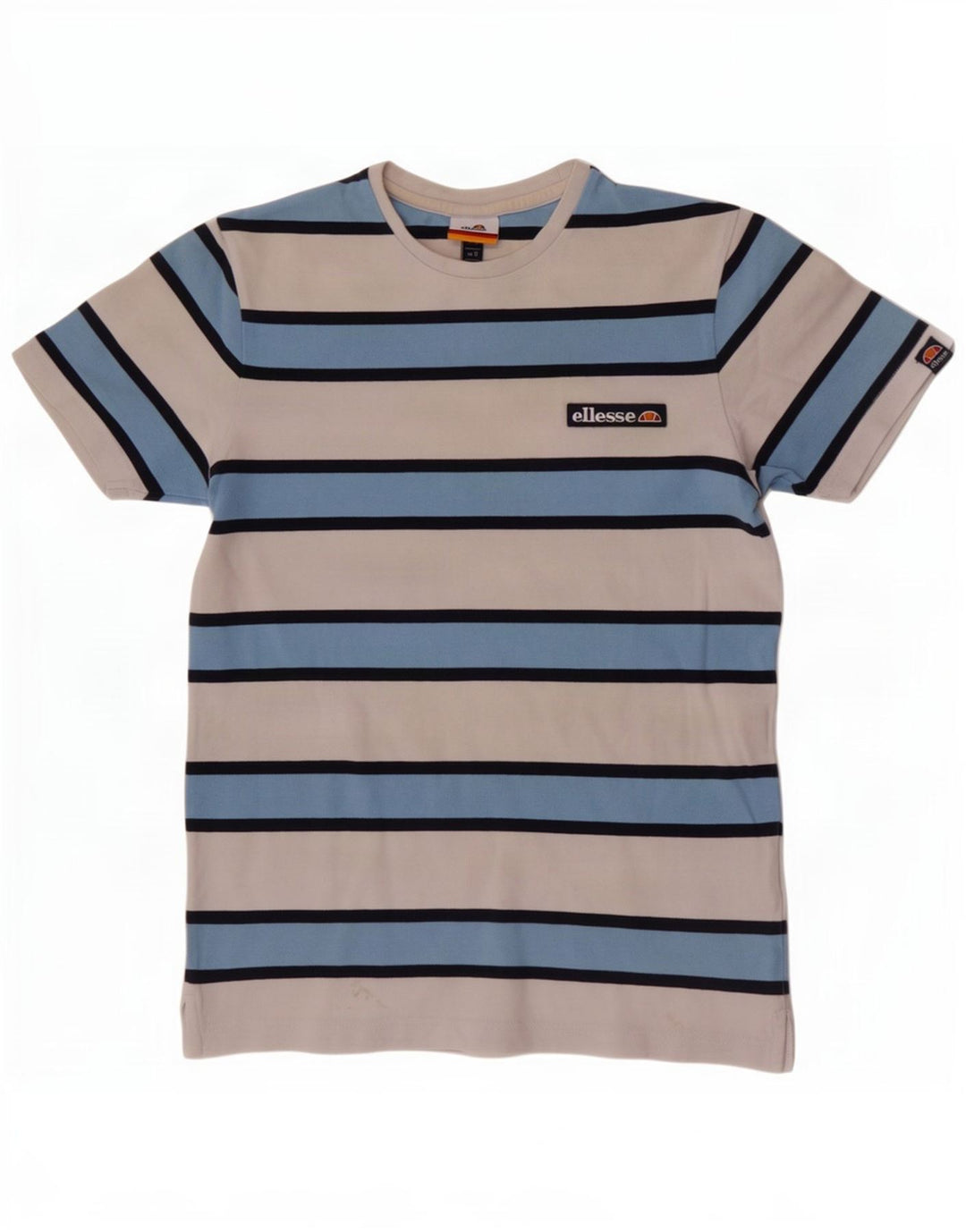 T-shirt da uomo Ellesse Top piccola a righe bianche