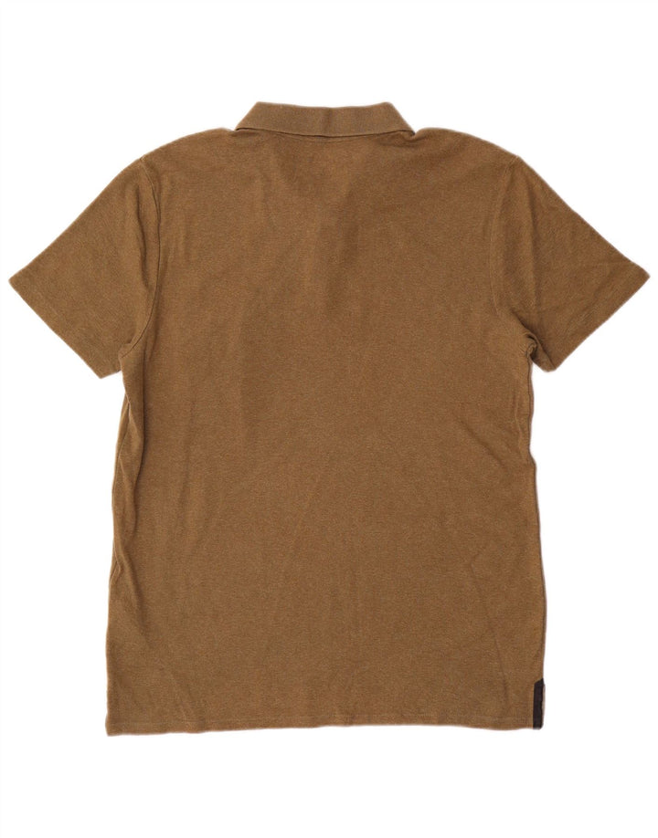 Polo da uomo Dkny in cotone kaki medio