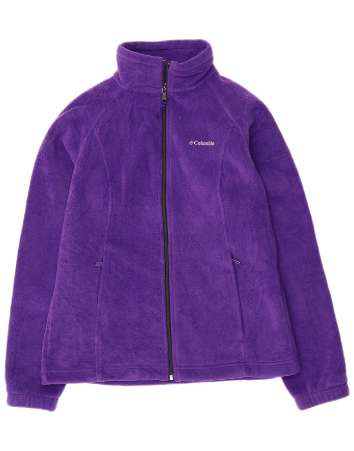Giacca in pile da donna Columbia UK 14 poliestere viola medio