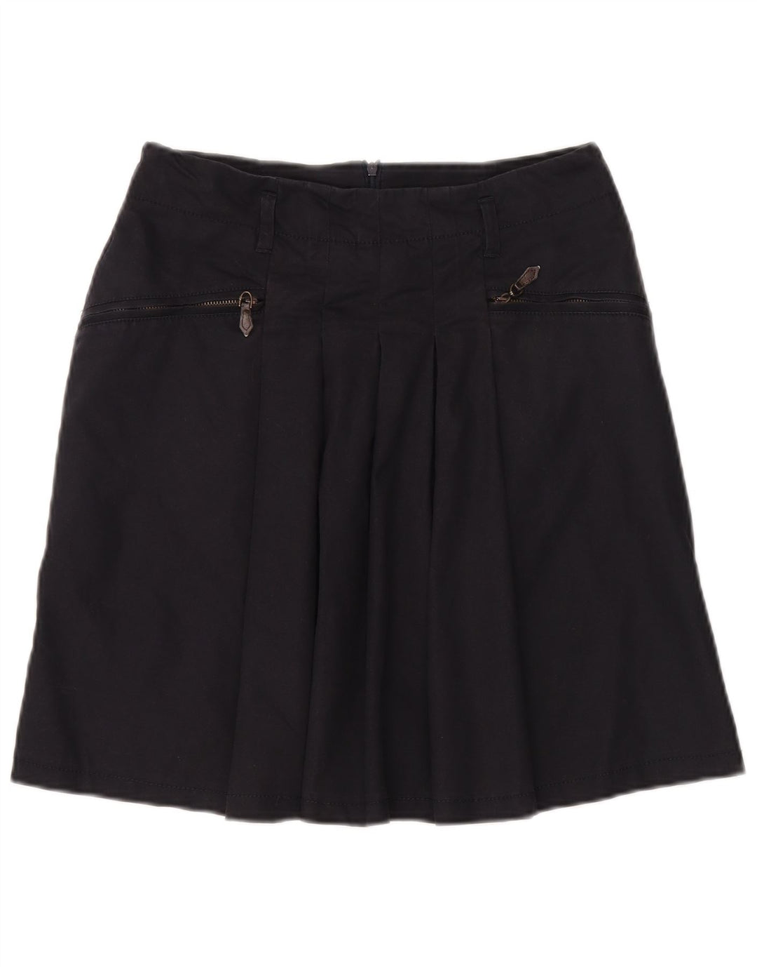 Gonna a trapezio da donna Zara media W28 blu navy