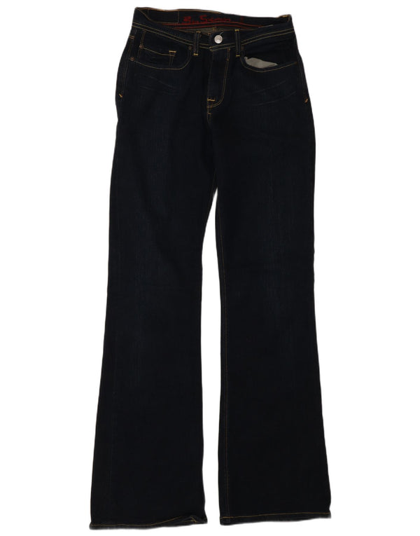 Jeans bootcut da donna Ben Sherman W28 L32 cotone blu navy