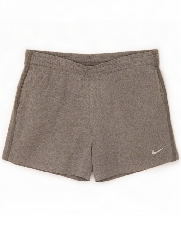 Pantaloncini sportivi Nike da uomo di grandi dimensioni in cotone grigio screziato