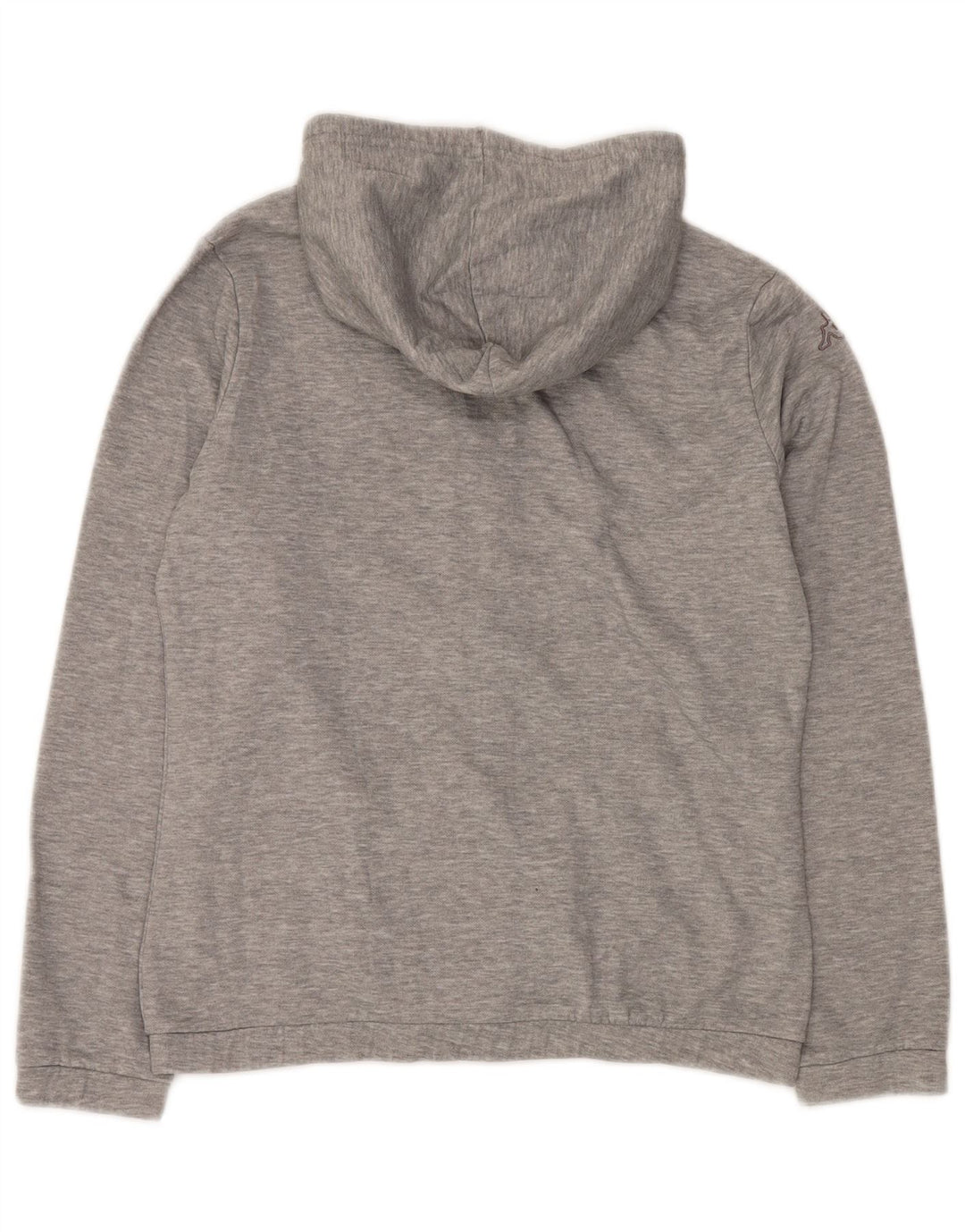Maglione con cappuccio e zip grafica da donna Kappa UK 14 Grigio medio chiazzato