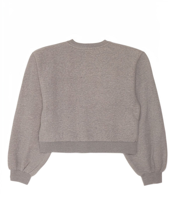 Felpa da donna con grafica corta Puma UK 10 Small Grey Sports