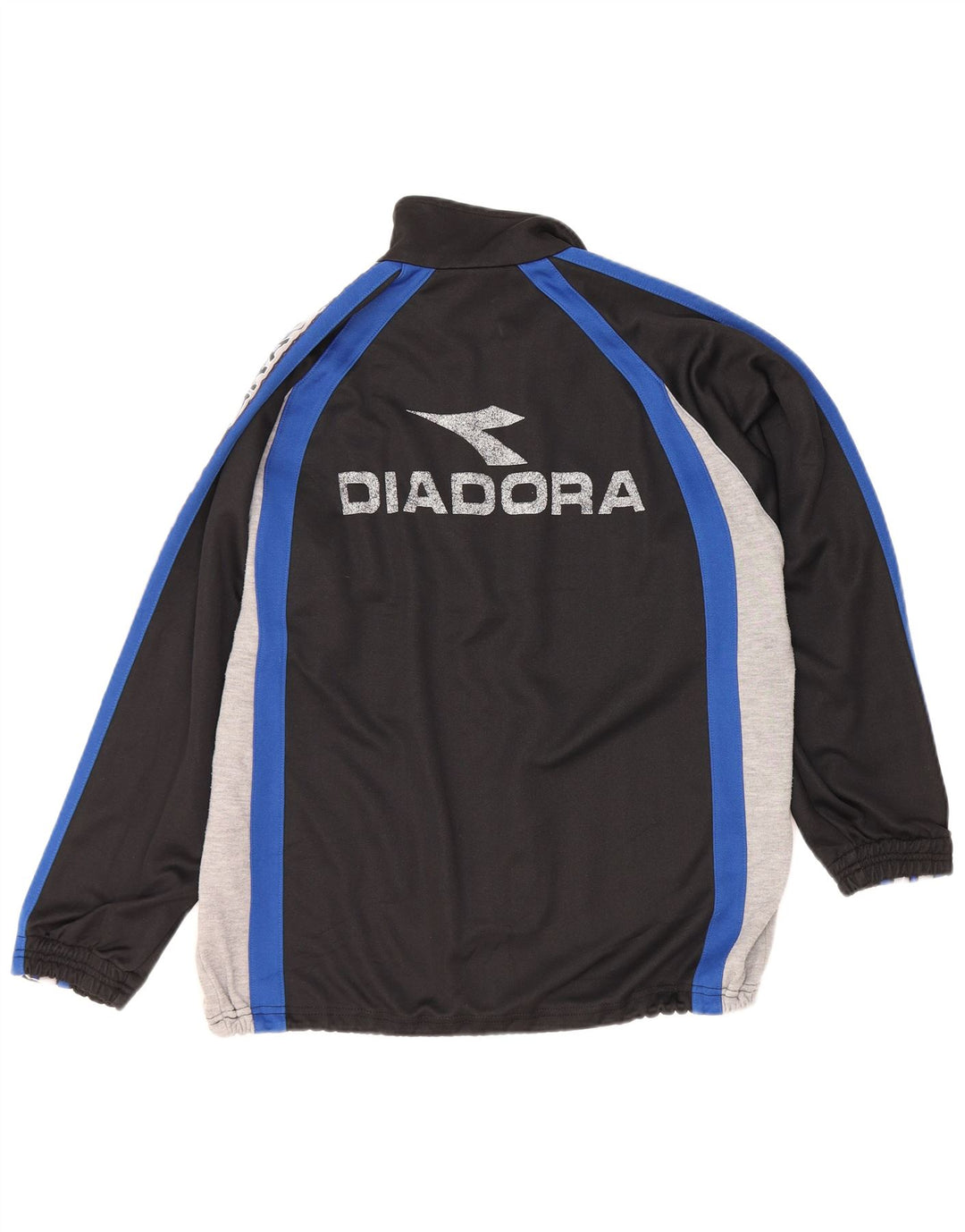 Giacca da tuta grafica da uomo Diadora Medium Black Colourblock