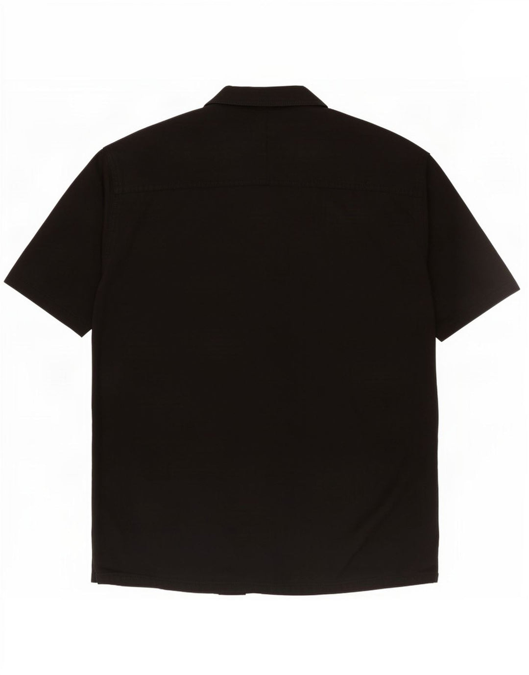 Camicia Zara da uomo a maniche corte XL in cotone nero