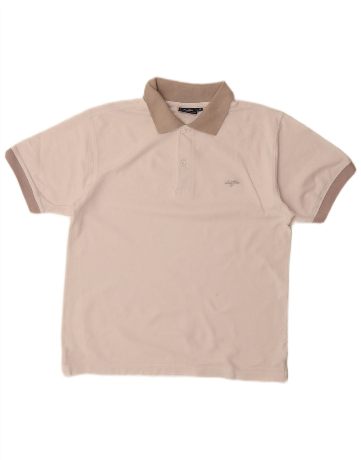 Polo da uomo Lotto color block bianco medio