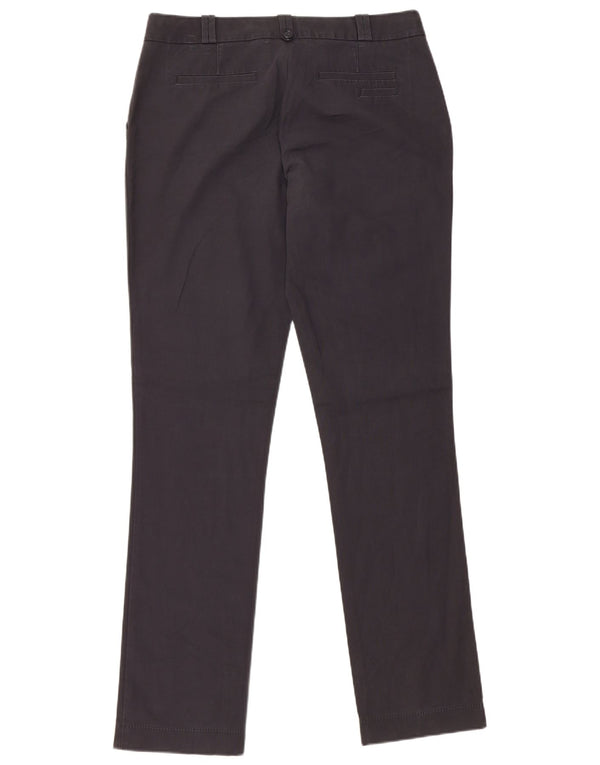 Pantaloni chino slim da donna Massimo Dutti EU 42 Large W32 L33 Blu navy