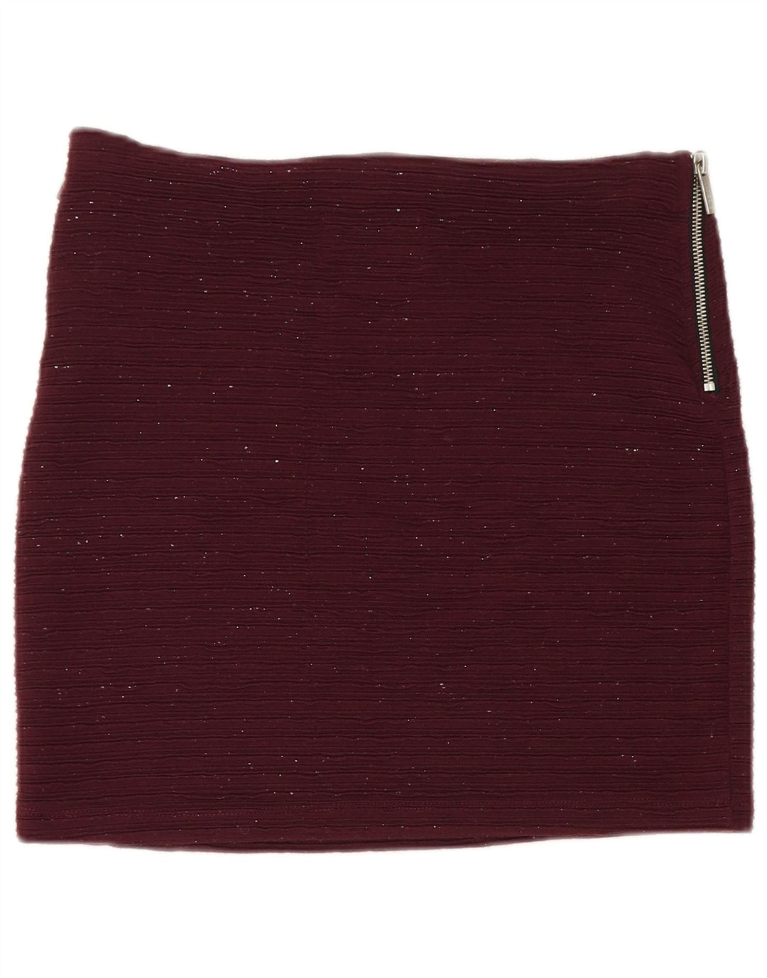 Minigonna da donna Superdry media W30 poliestere screziato bordeaux