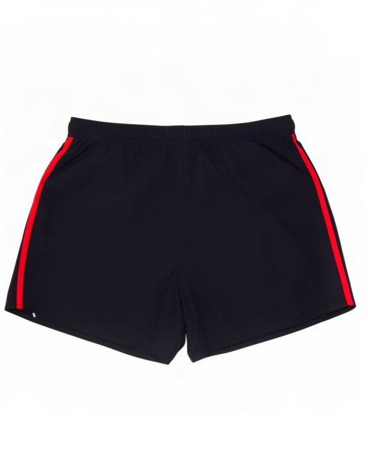 Pantaloncini sportivi da uomo Adidas Large blu navy in poliestere