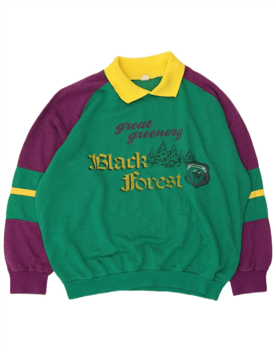 Felpa con grafica oversize da donna di Sims UK 16 grande verde
